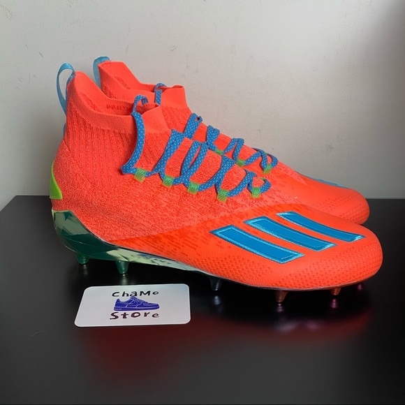 Adidas Adizero Primeknit Football Cleats Coral